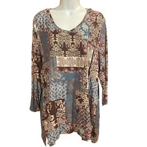 Chico’s Floral Print Top